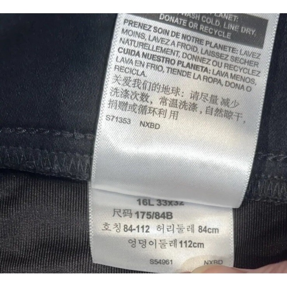 New Levi's Gold Label Womens Sz 16 L Shaping Pull On Skinny Black Jeans - Picture 6 of 7
